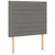 Vidaxl Box spring postelja z vzmetnico temno siva 120x200 cm blago