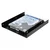 Ultron 377213 vgradni okvir za 1x 2,5 SSD/HDD iz kovine, črn