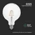 LED sijalica FILAMENT G125 E27/6W/230V 3000K