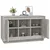Komoda siva boja betona 102x35x60 cm od konstruiranog drva