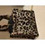 Sorena Handmade Ženska mini tote torba Leopard velvet, Braon