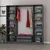 Hanah home Ormar Kale 180x190x52cm Crni