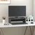 Stalak za monitor sivi 50 x 24 x 16 cm od masivne borovine