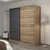 Hanah home Ormar Kale 180x210x52cm Bež-Antracit