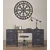 WallXpert metalni zidni ukras 5169, nordijski simbol sa runama u krugu, 60 x 60 cm, crni