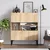 Hanah Home Krista Komoda, Braon