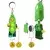 Lego Minifigure privezak za ključeve sa svetlom: Devojka u grašak kostimu ( LGL-KE241H )