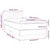 Vidaxl Box spring postelja z vzmetnico LED temno siva 90x200 cm blago