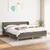 Vidaxl Box spring postelja z vzmetnico taupe 180x200 cm blago