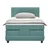 Boxspring Krevet Dixon 100/200 cm , tirkizna