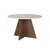 HANAH HOME Trpezarijski sto Virella Travertine Venezia Walnut