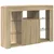 Kotni LED TV ormar Sonoma hrast 100x40x68cm Konstruirano drvo
