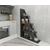 HANAH HOME Polica za knjige Arven Anthracite