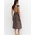 Pull&Bear Obleka rjava/bela
