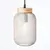 Brilliant - Luster na sajli GIADA 1xE27/40W/230V O 16 cm siva