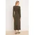 Trendyol Modest Ženska haljina Tctss26Eb00020, Kaki