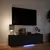 TV ormarić s LED rasvjetom s ladicama Crna 140 x 34 x 40 cm