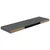 Plutajuće zidne police 4 kom sjajne sive 90 x 23,5 x 3,8 cm MDF