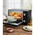 Esperanza Esperanza EKO007N mini pečica Calzone 10l 800W, črna