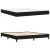 Vidaxl Postelja boxspring z vzmetnico Črna 180 x 200 cm Žamet