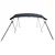 Tenda bimini s 4 luka i mrežastim zidovima 183x(170-182)x137 cm