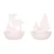 eoshop Svečnik porcelan, na čajno lučko. Zmešajte 4 vrste. Cena 1ks. ALA1500 WH