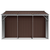 vidaXL Vrtna lopa rjava 277x279x179 cm pocinkano jeklo