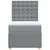 Vidaxl Box spring postelja z vzmetnico svetlo siva 90x190 cm blago