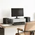 Stalak za monitor s ladicama boja hrasta 50 x 27 x 15 cm drveni