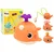 Kopalna igrača Whale s 3 konicami, oranžna