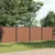 Vidaxl Ograjni panel rjav 1218x186 cm WPC