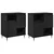 Komode 2 pcs Crni hrast