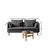 Atelier del Sofa Trosed Flexy, 195 x 100 x 75 cm, Antracit