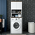 Hanah Home KD101 1950 Ormarić za veš mašinu, Beli