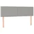Vidaxl Box spring posteljni z vzmetnico svetlo siv 140x190 cm blago