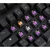 EpicGear Gejmerska tastatura DeFiant Black/Black, LED pozadinsko osvetljenje, German, EG Purple