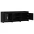 TV ormar 130 x 33 x 47 cm Crni hrast Konstruirano drvo