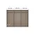 Rauch Möbel omara Z DRSNIMI VRATI, siva