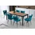 Hanah Home Kusakli 228 V2 Stolica, 2 komada, Plava