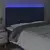 Vidaxl vidaXL Vzglavje postelje z LED modro 160x5x118/128 cm blago