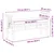 Vidaxl Vrtna klop z blazino Rjava 110 x 38 x 65 cm Bambus