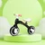 Ecotoys balans bicikl sa pedalama i pomoćnim točkovima 3u1 black