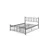 Woody Fashion Double Bedstead K01 - Black (140 x 190)