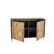 Wallity Komoda Jupiter 100x77x40cm Antracit-Hrast