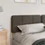 vidaXL Tapecirano vzglavje Rjava in taupe 200 cm Masivno borovo les