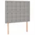 Vidaxl Box spring postelja z vzmetnico svetlo siv 100x200 cm blago
