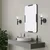HANAH HOME Dekorativno ogledalo Code Mirror Black
