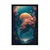 Plakat nadrealistična meduza - 30x45 white