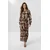 Trendyol Modest Ženska haljina Tctss26Eb00165, Smeđa