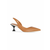 Burberry - Leather Slingback Pumps - women - Brown